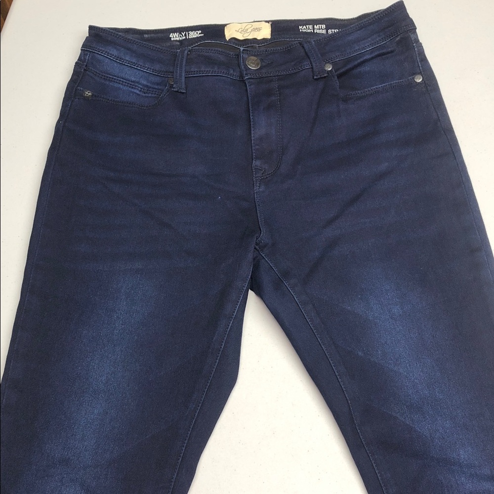LOLA NAVY KATE MTB HIGH-RISE STRAIGHT JEANS 10/31x32 ⭐️ - Picture 8 of 15